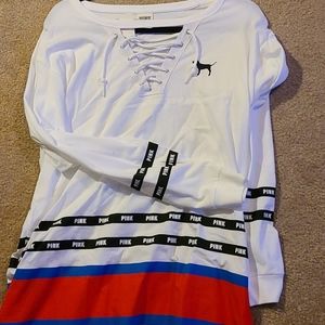 Pink long sleeve lightweight